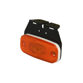 Feu de position latéral 10-30V orange 110x45mm LED avec support