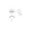 Feu de gabarit 10-30V rouge/blanc 60x34mm LED