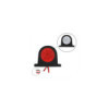 Feu de gabarit rouge/blanc 68x62mm 8LED