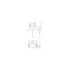 Feu de gabarit rouge/blanc 68x62mm 8LED