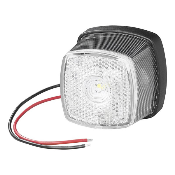 Feu de position 9-30V blanc 61 x 61 mm LED