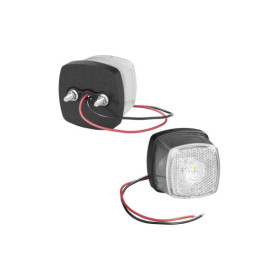 Feu de position 9-30V blanc 61 x 61 mm LED
