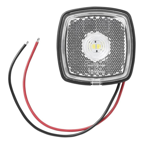Feu de position 9-30V blanc 61 x 61 mm LED