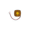 Feu de position latéral 9-30V orange 61 x 61 mm LED