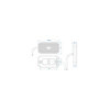 Feu de position 12/24V blanc 80 x 44 mm LED