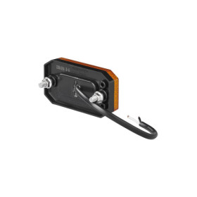 Feu de position latéral 12/24V orange 80 x 44 mm LED
