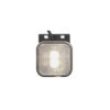 Feu de position 12/24V blanc 65 x 65 mm LED avec support