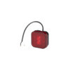 Feu de position arrière 12/24V rouge 65 x 65 mm LED
