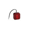 Feu de position arrière 12/24V rouge 65 x 65 mm LED