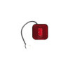 Feu de position arrière 12/24V rouge 65 x 65 mm LED