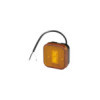 Feu de position latéral 12/24V orange 65 x 65 mm LED