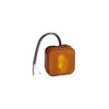 Feu de position latéral 12/24V orange 65 x 65 mm LED