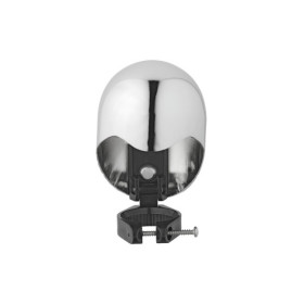 Cache rotule métal chromé pliable dans blister
