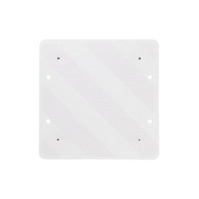 Panneau de signalisation plastique 50x50cm avec réflecteurs