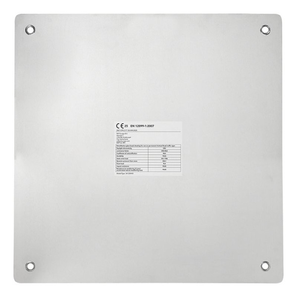 Panneau de signalisation aluminium 50x50cm pour Italie
