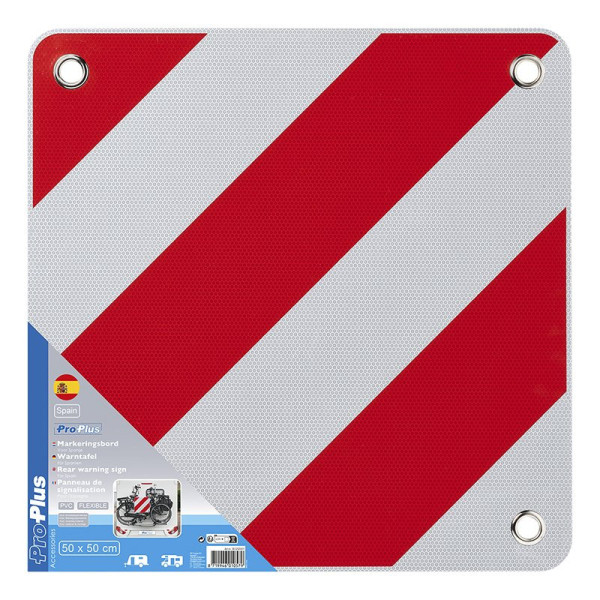 Panneau de signalisation flexible 50 x 50 cm pour l'Espagne/le Portugal