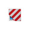 Panneau de signalisation aluminium 50 x 50 cm pour Italie + l'Espagne/le Portugal 3 in 1