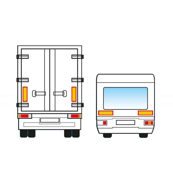 Panneau de signalisation aluminium "ECO 70" - jeu de 2 pièces
