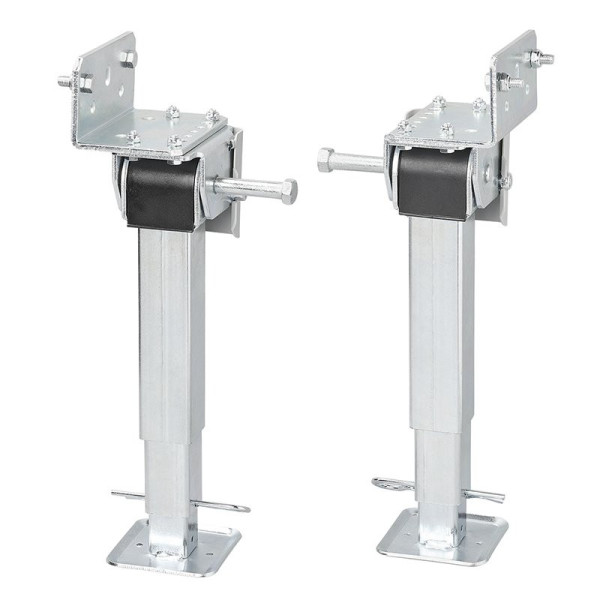 Vérin stabilisateur regable 290-460 mm pour camping-car - jeu de 2 pièces