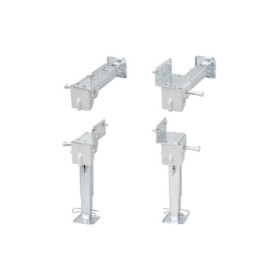 Vérin stabilisateur regable 330-530 mm pour camping-car - jeu de 2 pièces