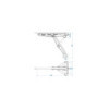 Vérin stabilisateur 1100kg 597x280mm H:497mm