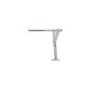 Vérin stabilisateur compact avec pied inclinable 500kg 438x265mm H:410mm
