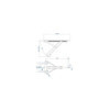 Vérin stabilisateur 450 kg 559 x 278 mm H:450 mm