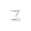 Vérin stabilisateur 1000kg 605x280mm H:470mm