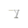 Vérin stabilisateur 1000kg 605x280mm H:470mm incl. pied stabilisateur