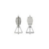 Vérin stabilisateur 1000kg 605x280mm H:470mm incl. pied stabilisateur