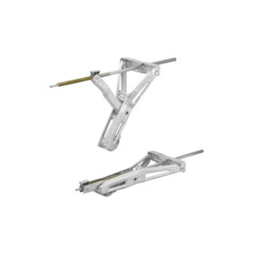 Vérin stabilisateur 1000kg 605x280mm H:470mm incl. mécanisme de nivellement étendu