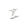 Vérin stabilisateur 1000kg 605x280mm H:470mm incl. mécanisme de nivellement étendu