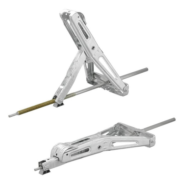 Vérin stabilisateur 1000kg 605x280mm H:470mm incl. mécanisme de nivellement étendu