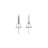 Vérin stabilisateur 1000kg 605x280mm H:470mm incl. mécanisme de nivellement étendu