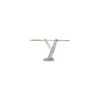 Vérin stabilisateur 1000kg 605x280mm H:470mm + pied stabilisateur + mécanisme de nivellement étendu
