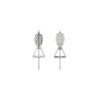 Vérin stabilisateur 1000kg 605x280mm H:470mm + pied stabilisateur + mécanisme de nivellement étendu