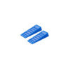Cale de nivellement 75mm bleu - jeu de 2 pièces
