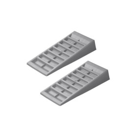 Cale de nivellement 90mm gris - jeu de 2 pièces