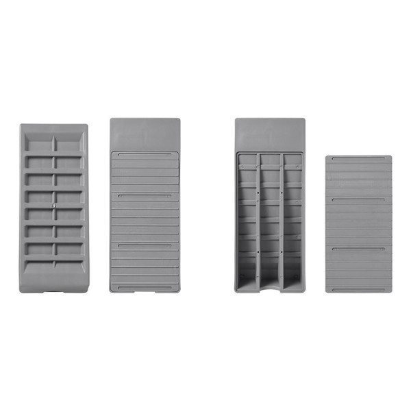 Cale de nivellement 90mm gris - jeu de 2 pièces