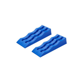 Cale de nivellement bleu - jeu de 2 pièces