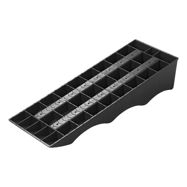 Cale de nivellement noir - jeu de 2 pièces