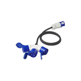 CEE prise triple 16A 150cm 3x2