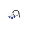 Câble adaptateur 150cm 3x2,5mm² fiche Schuko vers prise 3xCEE