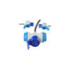 Câble adaptateur 150cm 3x1,5mm² fiche CEE vers prise 2xSchuko + 1xCEE