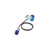 Câble adaptateur 150cm 3x2,5mm² fiche CEE vers prise 2xSchuko + 1xCEE