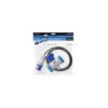 Câble adaptateur 150cm 3x2,5mm² fiche CEE vers prise 2xSchuko + 1xCEE