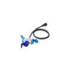 Câble adaptateur 150cm 3x2,5mm² fiche Schuko vers prise 1xCEE + 2xSchuko