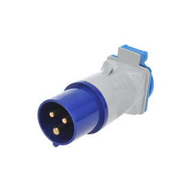 Adaptateur fiche CEE vers prise Schuko