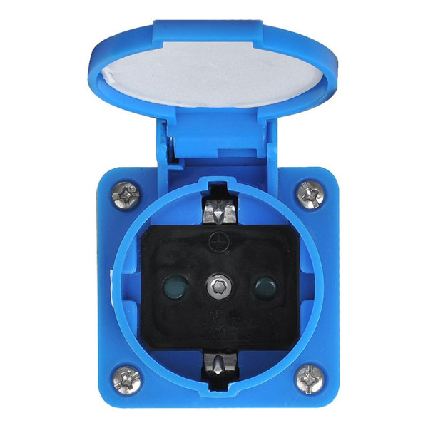 Adaptateur fiche CEE vers prise Schuko