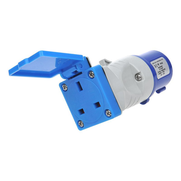 Adaptateur fiche CEE vers prise UK